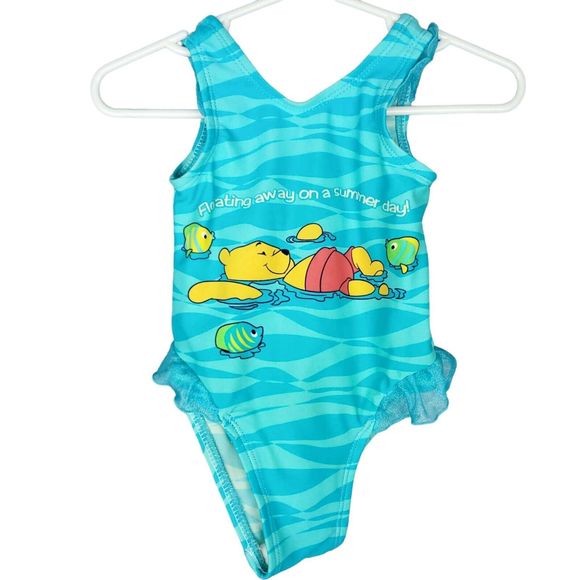 The Wonderful World of Disney Floating Away On A Summer Day Pooh Swimsuit 12M